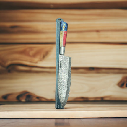 Texas Damascus Brisket Knife 1