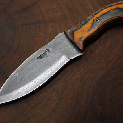 Damascus Hunter Knife