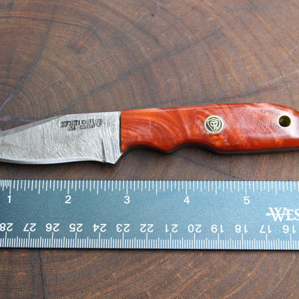 Mini Resin Damascus Clippoint