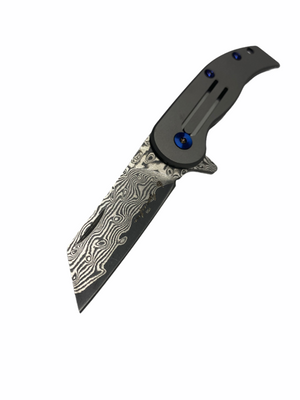 Titanium Damascus Knife TDT1