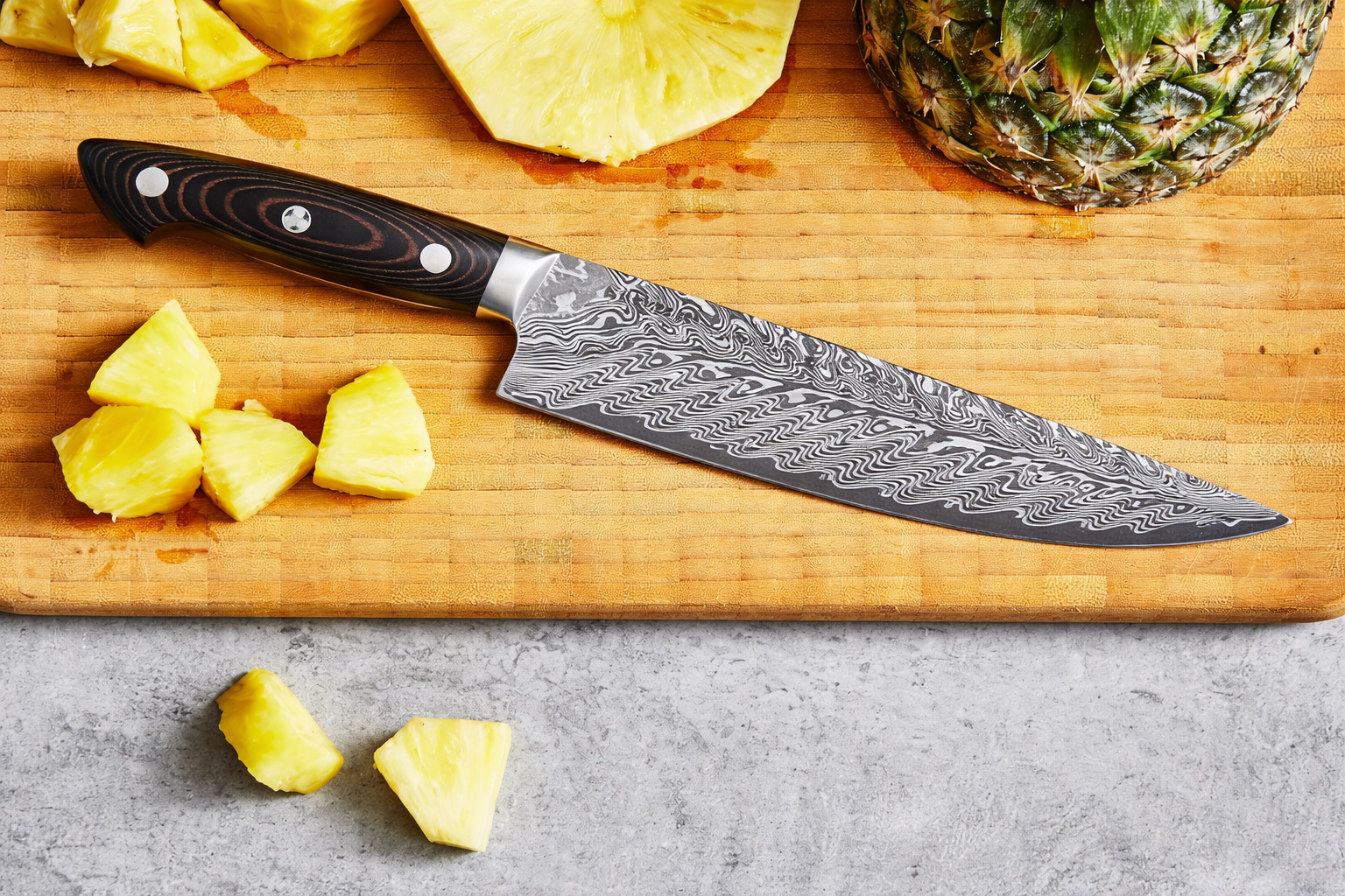 Premium Damascus Steel Kitchen & Chef Knives Collection