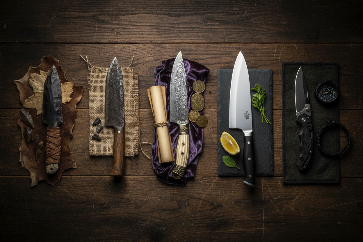 The Evolution of Knife Design Across Generations