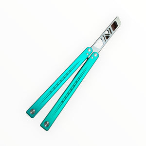 Monarch  Balisong | Teal Trainer
