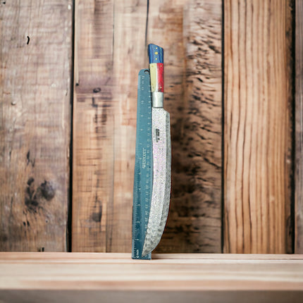 Texas Damascus Clip Point Steak Knife