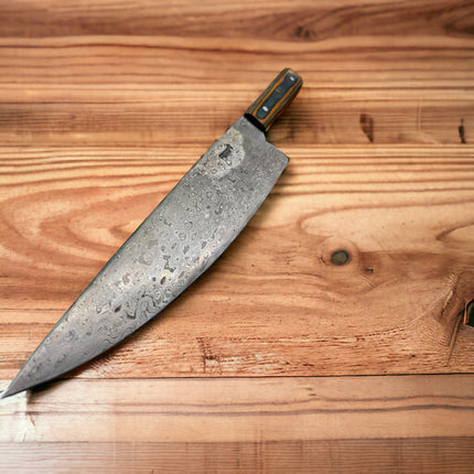 Chef Knife | Cobalt Blue & Burnt Orange