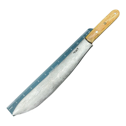 Damascus Brisket | Black Grey Resin