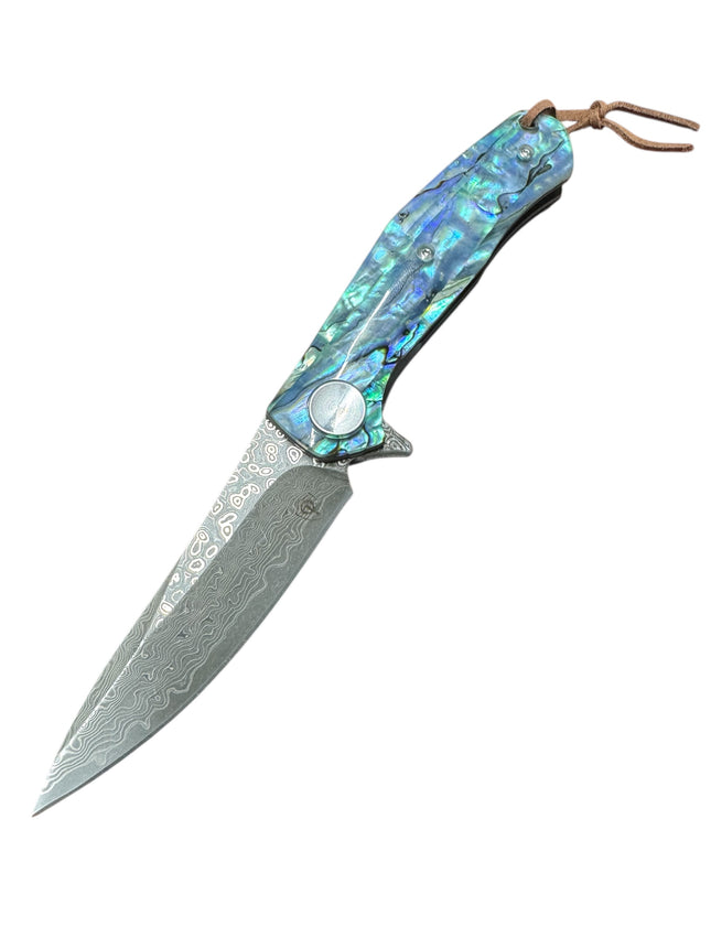 Athena II Damascus VG-10 Folder (Abalone)
