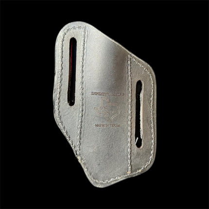 Backside of the Leather Holster