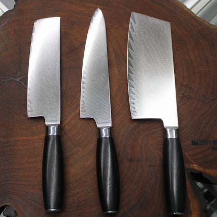 Black G10 Knife Set