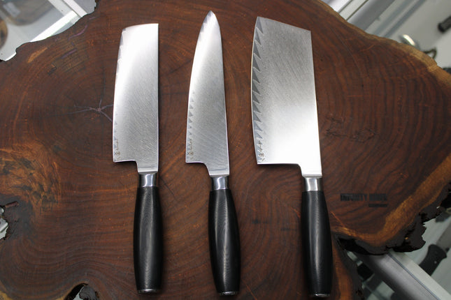 Black G10 Knife Set