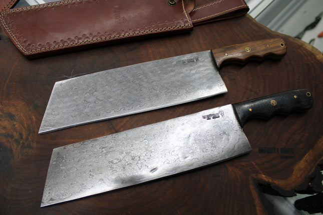 XL Damascus Cleaver