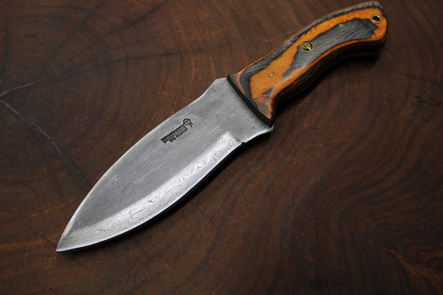 Damascus Hunter Knife