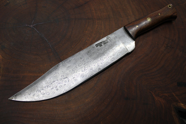 Damascus Bowie knife