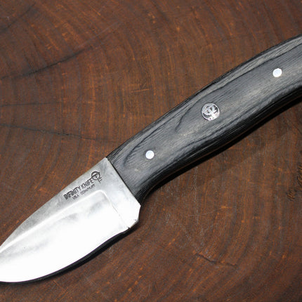 Snub Nose D2 Gray Fixed Blade