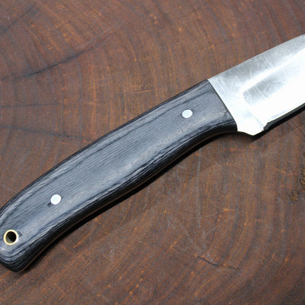 Snub Nose D2 Gray Fixed Blade