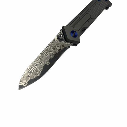 Titanium Damascus Knife TDP2