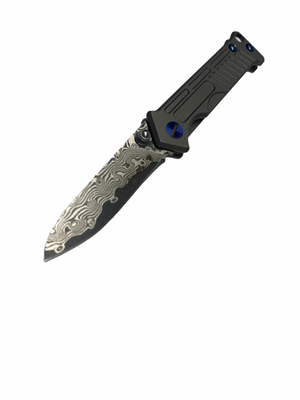 Titanium Damascus Knife TDP2