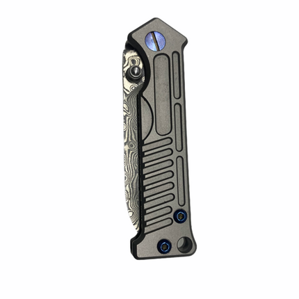 Titanium Damascus Knife TDP2