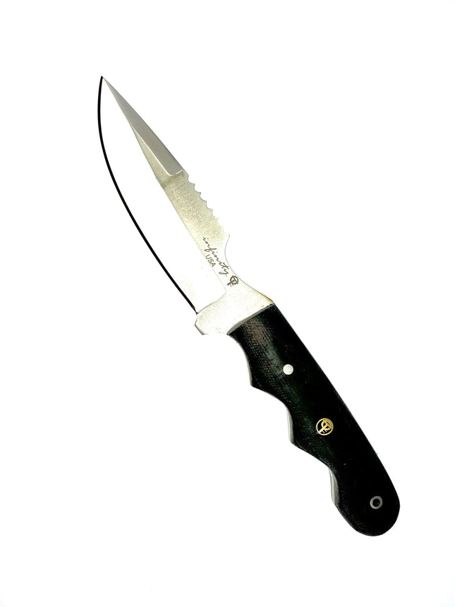 D2 Skinners | Black & Mohogany Micarta