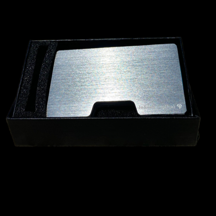 R.F.I.D. Wallet Carrier | Silver Lightning